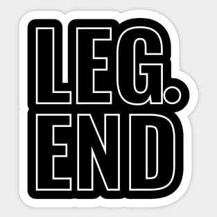 Legend Sticker